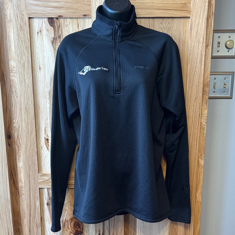 Patagonia Black Quarter-Zip Pullover Sweatshirt